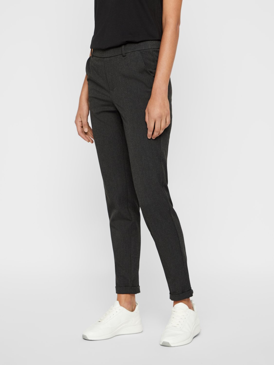 VMMAYA Pants - dark grey melange - VERO MODA & VILA Bergvik